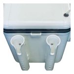 Alvey Engel Cooler Box + Rod Holders White - Image 5