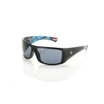 Carve Wolf Pak Sunglasses Gloss Black & Grey Polarised One Size Fits Most