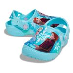Crocs Kids' Funlab Frozen II Clogs Ice Blue - Image 4