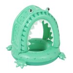 Coconut Grove Canopy Pool Float Croc Green