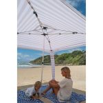CoolCabana 5 Beige Stripe Beach Shade Stripe Medium - Image 2