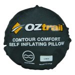 Oztrail Self Inflating Comfort Contour Pillow Blue & Grey L - Image 3