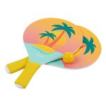Coconut Grove Beach Paddles And Ball Set Multicoloured - Image 3