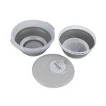 Pop Up Essentials Adjustable Colander Beige & Grey - Image 23
