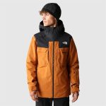 The North Face Men's Fourbarrel Tricot Jacket Leather Brown & Black - Image 4