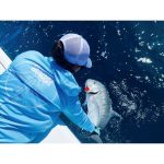 Nomad Women's Hooded Technical Fishing Shirt Teal - Image 2