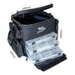 Black Magic Tackle Bag & Trays (3 Pack) Black