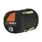 Oztent Hamilton Junior 6° Sleeping Bag Black/Green Black & Charcoal - Image 7