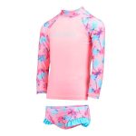 Body Glove Kids Noosa Print 2 Piece Swimsuit Pink - Image 6