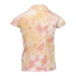 Trip In A Van Kids Cuff Tee Coral / Honey Tie Dye - Image 5