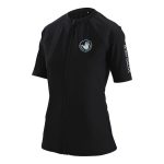 Body Glove Women's Core Full Zip Short Sleeve Rash Vest Black - Image 3