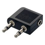 Go Travel Airline Headphone Adaptor Black - Image 7