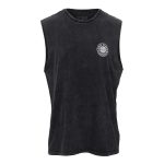 Trip In A Van Men's Muscle Tank Black Acid Wash