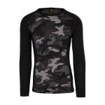 Chute Men's Mountain Thermal Top Black & Camo