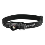 COAST 1000 Lumens Rechargeable Pure Beam Focusing LED Headlamp Black