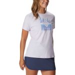 Columbia Women's Sun Trek Tee Purple Tint Heather - Image 4