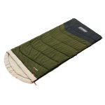 Coleman Mudgee Tall 5° Sleeping Bag Olive Green & Grey - Image 2