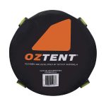 Oztent Hamilton Junior 6° Sleeping Bag Black/Green Black & Charcoal - Image 9
