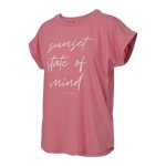 Trip In A Van Women's Short Sleeve Loose Fit Tee Rosette Sunset - Image 3