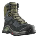 Salomon Men's Quest Element Gore-Tex Mid Hiking Boots Black, Lichen Green & Olive - Image 3