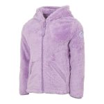Cape Kids' Fluffy Fleece Hooded Top Lavender - Image 4