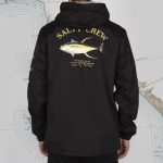 Salty Crew Ahi Mount Snap Jacket Black - Image 5