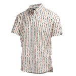 Mountain Designs Men's Tonga Short Sleeve Shirt Egret - Image 7