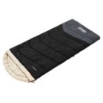 Coleman Mudgee Tall 0° Sleeping Bag Black Black & Grey - Image 2