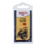 Halco Brass Ball Bearing Swivel With Coastlock Snap Black - Image 2