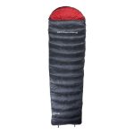 Mountain Designs 180 Shuttle Down 12° Sleeping Bag Black/Red LHZ Shark Grey