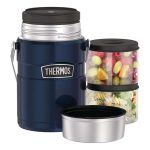Thermos Kingâ„¢ Big Boss Stainless Steel Food Jar Navy 1.39L - Image 5