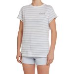 O'Neill Women's Stripe Tee White Stripe