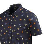 Mountain Designs Navy Men's Tonga Short Sleeve Shirt Navy / Tent - Image 4