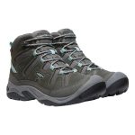 Keen Women's Circadia Waterproof Mid Hiking Boots Steeel Grey & Cloud Blue - Image 2