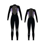 Body Glove Women's 3/2mm Steamer Black