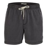 Trip In A Van Men's Washed Volley Shorts Washed Black