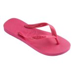 Havaianas Kid's Slim Logo Thong Pink Electric