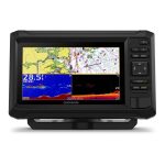 Garmin Echomap UHD2 75CV Chartplotter with GT20 Transducer Multicoloured