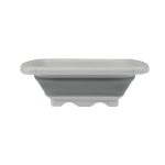 Pop Up Essentials Adjustable Colander Beige & Grey - Image 6