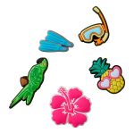 Crocs Tropical Resort Jibbitz 5 Pack Multicoloured - Image 2