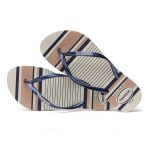 Havaianas Women's Slim Nautical Thongs White & Mustard - Image 2