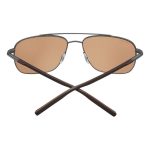 Serengeti Tellaro Sunglasses - Shiny Gunmetal & Brown / Drivers AU Polarised Lenses Driver, Brown & Gunmetal One Size Fits Most - Image 2