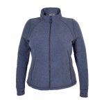 Cape Women's Pluz Size Storm Full Zip Fleece Navy