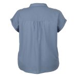 Cape Women's Elowen Plus Size Short Sleeve Shirt Cornflower - Image 2