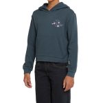 O'Neill Youth Girls' Scobie Slate Fleece Hoodie Slate - Image 4