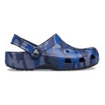 Crocs Kids Classic Camo Clogs Navy