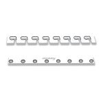 Berkley Wall And Ceiling Rod Rack White