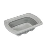 Pop Up Essentials Adjustable Colander Beige & Grey