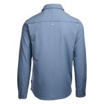 Mountain Designs Men's Hancock Long Sleeve Shirt Mid Blue - Image 2