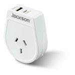 Go Travel Slim USA Outbound Travel Adaptor USB-A + USB-C White - Image 2